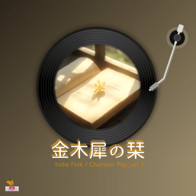 Osmanthus Bookmark (Indie Folk / Chamber Pop_ver.1) Front Cover