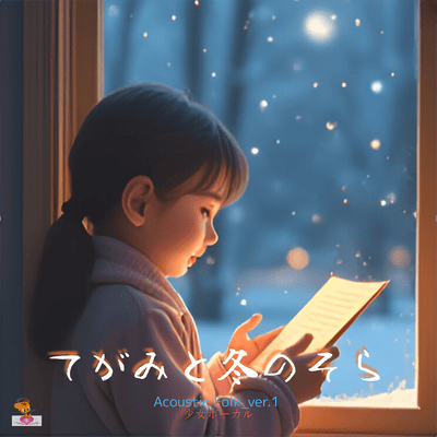 The Letter and the Winter Sky (Acoustic Folk_ver.1 Girls' Vocals) Front Cover