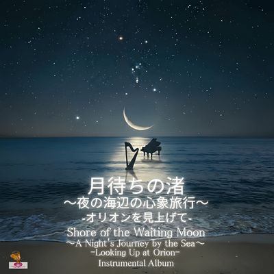 Shore of the Waiting Moon ~A Night's Journey by the Sea~ -Looking Up at Orion- Front Cover