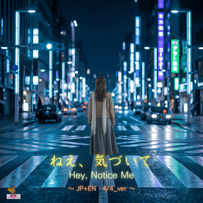 Hey, Notice Me (JP+EN.4/4_ver) Front Cover