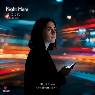 Right Here -The Breath of Now- Front Cover