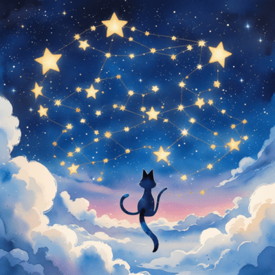 Sky, Me, and the Cat Front Cover