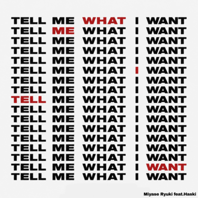 TELL ME WHAT I WANT Front Cover