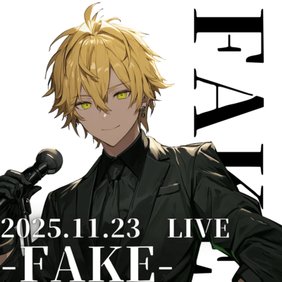 LIVE「FAKE」のジャケット写真