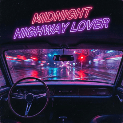 Midnight Highway Lover (feat. Rip) Front Cover