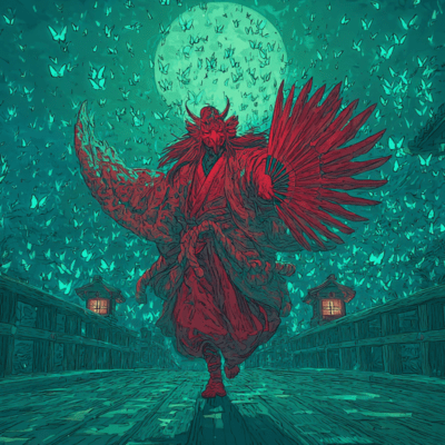 Kurama Moon's Exile Butterfly (original) Front Cover