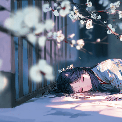 Love Entrusted to the Blossoms (original) Front Cover