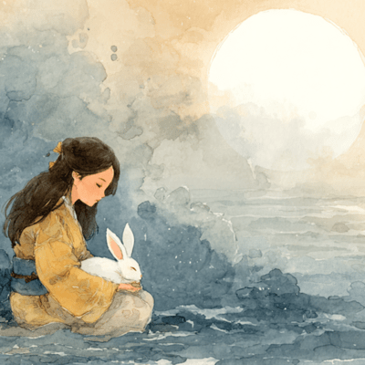 Hare of the Dream Basket (original) Front Cover