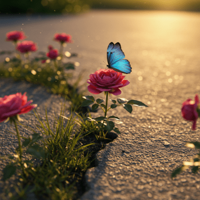 Concrete Rose at Dawn Front Cover