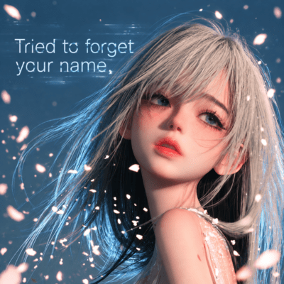 Tried to forget your name, Front Cover