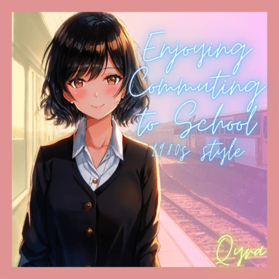 Enjoying Commuting to School, City Pop in 1980s style Front Cover