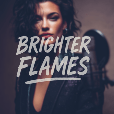 BRIGHTER FLAMES Front Cover