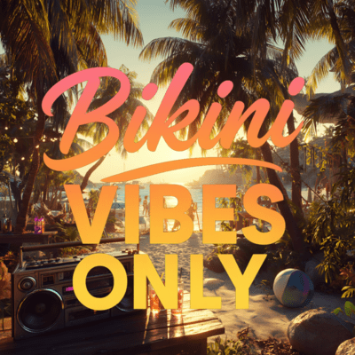 Bikini Vibes Only Front Cover
