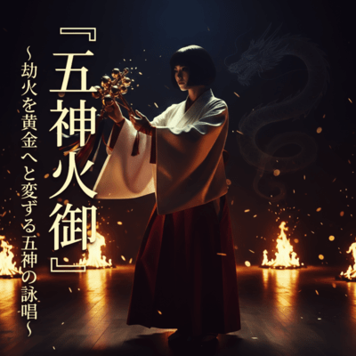 Goshinkagyo: Chant of Five Gods Turning Fire into Gold Front Cover