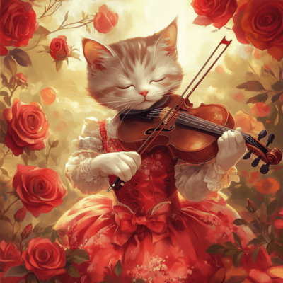 Elegant Violin I Front Cover