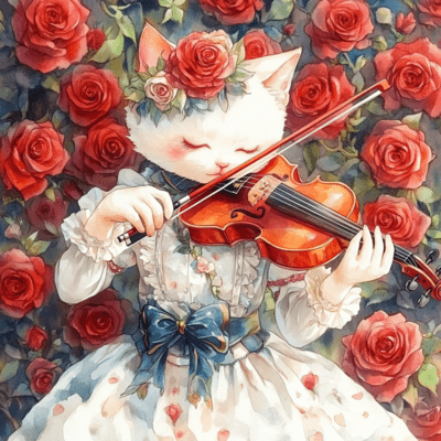 Elegant Violin IV Front Cover