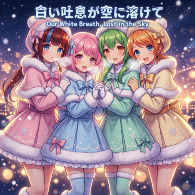 白い吐息が空に溶けてのジャケット写真