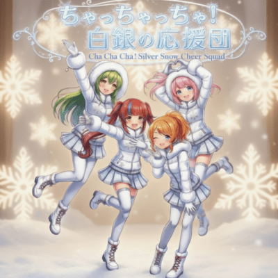 Cha Cha Cha! Silver Snow Cheer Squad Front Cover