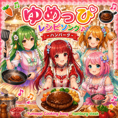 Yumeppi Cooking Song - hamburg steak Front Cover