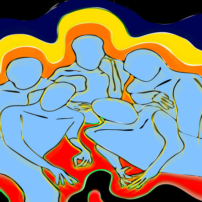 明るい夜 (feat. Neibiss)のジャケット写真