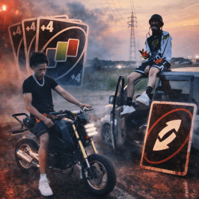 Reverse (feat. trvs) Front Cover