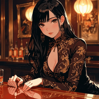 3-Girls & Black Costume Front Cover