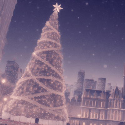 Christmas Blue Front Cover