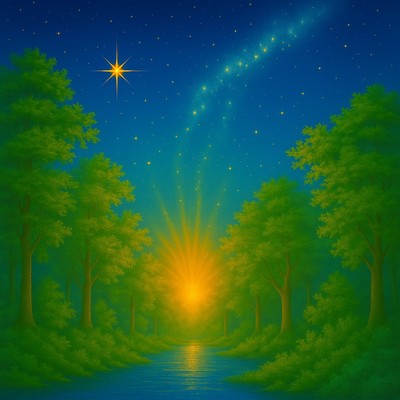 Awakening Frequency - Celestial Grace, Dance of the Heavens - Front Cover