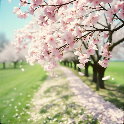 cherry blossom avenue Front Cover