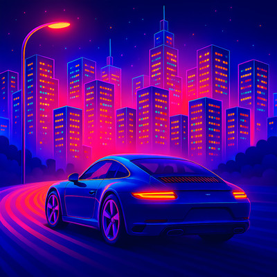 Night Drive Fantasy Front Cover