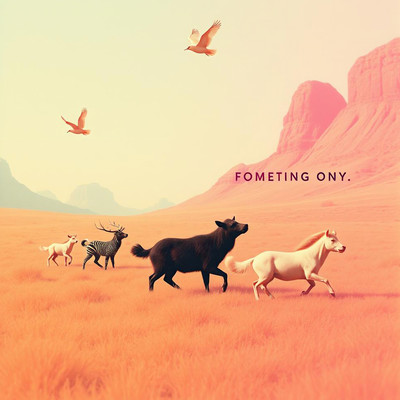 Birds flying in the sky Front Cover