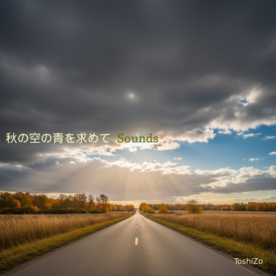 Chasing the blue of the autumn sky sounds Front Cover
