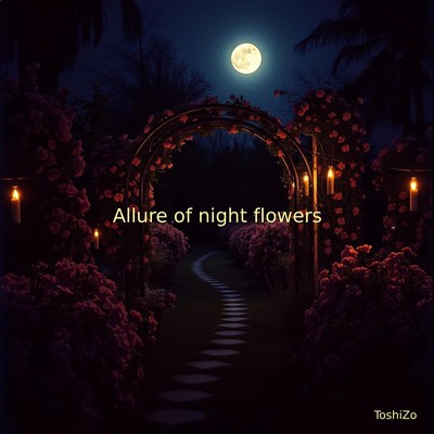 Allure of night flowers Front Cover