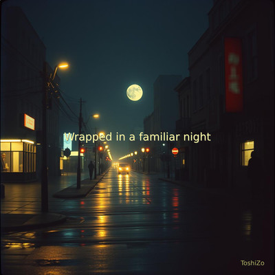 Wrapped in a familiar night Front Cover