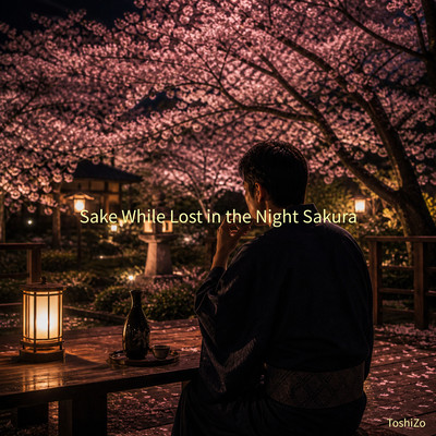 Sake While Lost in the Night Sakura Front Cover