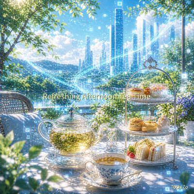 Refreshing Afternoon Tea Time Front Cover