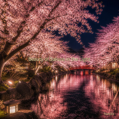 Beauty of Sakura in the Light Front Cover