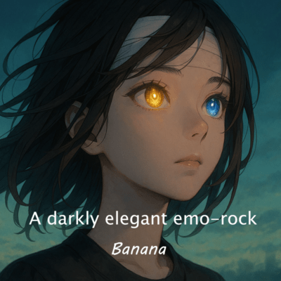 A darkly elegant emo-rockのジャケット写真