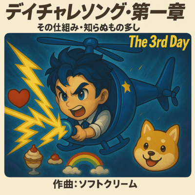 Day Challenge Song - Chapter 1 : "So Many Unknown Mechanisms" The 3rd Day Front Cover