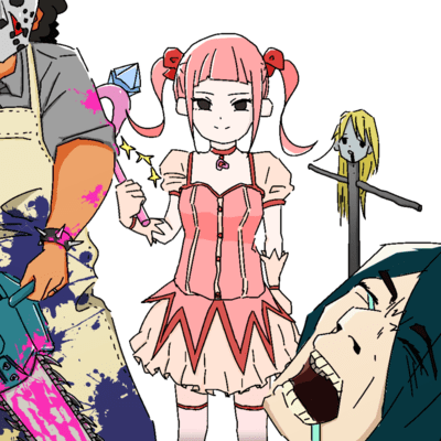 Become a magical girl and kill! Front Cover