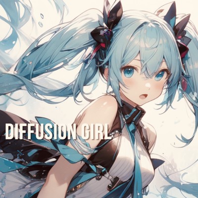 Diffusion girl (feat. HATSUNE MIKU) Front Cover