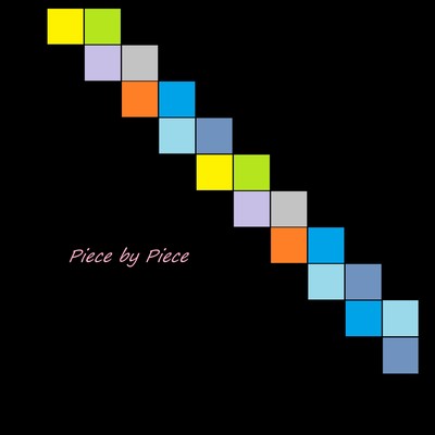 Piece by piece (feat. Una Otomachi & ROSA) Front Cover