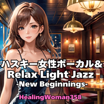 Husky female vocal & Relax Light Jazz -New Beinnings- Front Cover
