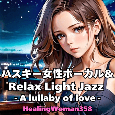Husky female vocal and Relax light jazz -A lullaby of love- Front Cover