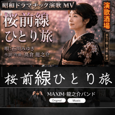A Lonely Journey with the Cherry Blossom Front Front Cover