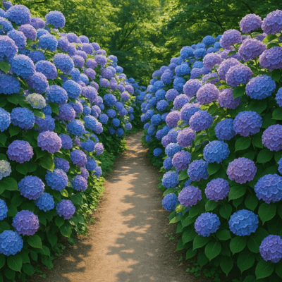 Hydrangea Path Front Cover