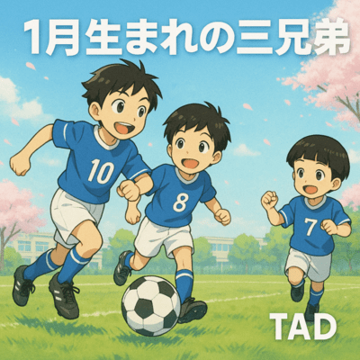 1月生まれの三兄弟のジャケット写真