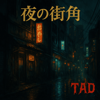 a street corner at night Front Cover