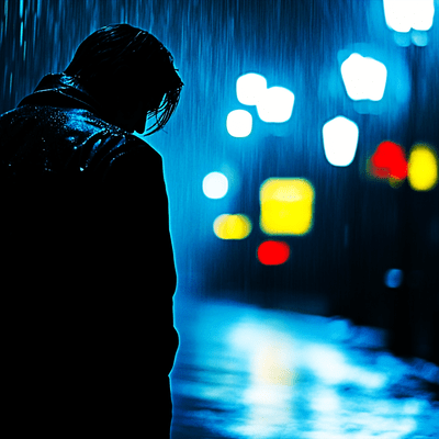 Rainy Blue Front Cover
