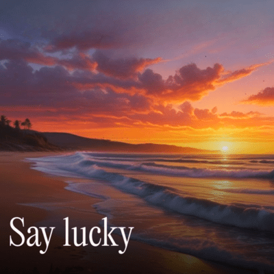 Say Lucky Front Cover